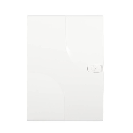 Porte pour coffret de communication Omelcom - 2 rangées - Blanc