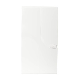 Porte pour coffret de communication Omelcom - 3 rangées - Blanc