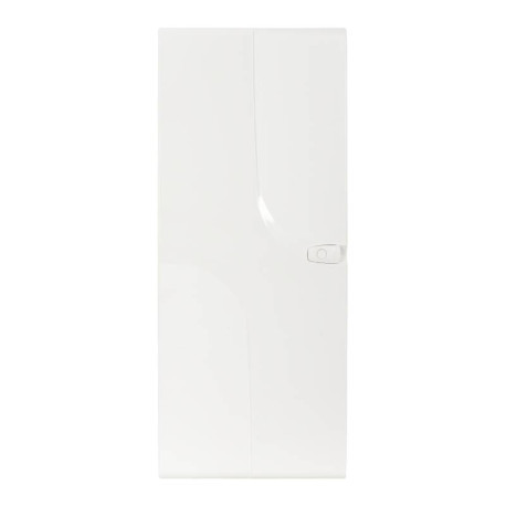 Porte pour coffret de communication Omelcom - 4 rangées - Blanc