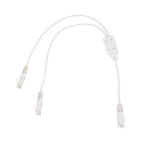 Cordon RJ45 Omelcom - Raccord RJ45 / 2xRJ45 - 40cm