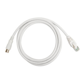 Cordon RJ45 / IEC Omelcom - 2m - Blanc