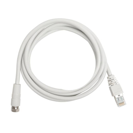 Cordon RJ45 / F TNT Omelcom - 2m - Blanc