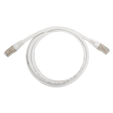 Cordon RJ45 / RJ45 Omelcom - CAT6 F/UTP - 1,5m - Blanc