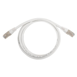 Cordon RJ45 / RJ45 Omelcom - CAT6 F/UTP - 3m - Blanc