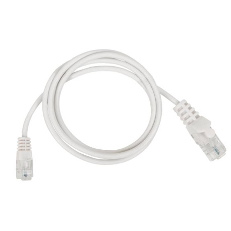 Cordon RJ45 / RJ11 Omelcom - 1m - Blanc