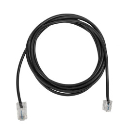 Cordon RJ45 / RJ11 Omelcom - 2m - Noir