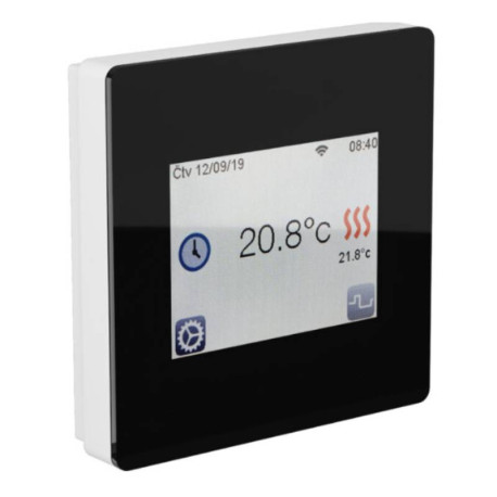 Thermostat noir TFT610 WI FI + sonde de sol ACSO - IP21 - 230V - 10A