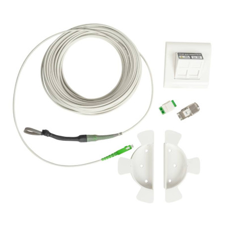 Kit Prise Box Internet Omelcom -  SCAPC / RJ45 - 20m