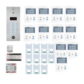 Kit Vidéo Dial 11 Terminaux Fermax -  Technologie Duox Plus - Inox / Blanc