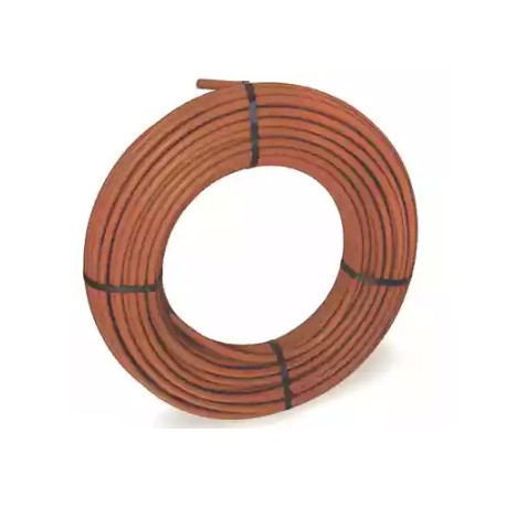 Tube PER Nu - 13x16mm - Couronne de 800m - Sans BAO - Rouge