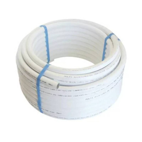 Tube PER Nu - 10x12mm - Couronne de 120m - Blanc