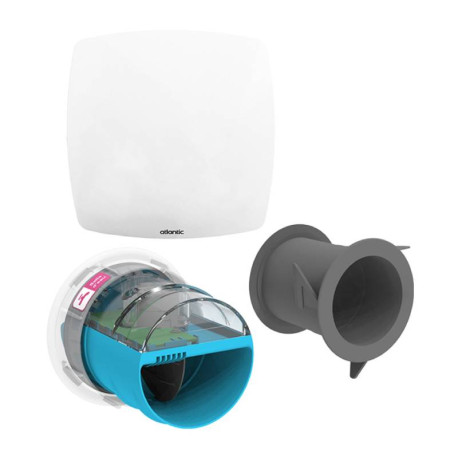 Kit e-Twist&Go salle d'eau Atlantic - pour VMC Hygrogenius - Ø80mm