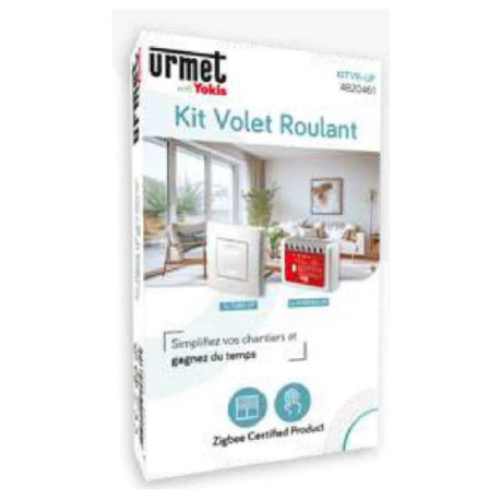 Kit Radio Zigbee volet roulant Urmet with Yokis - 500W - Gamme UP