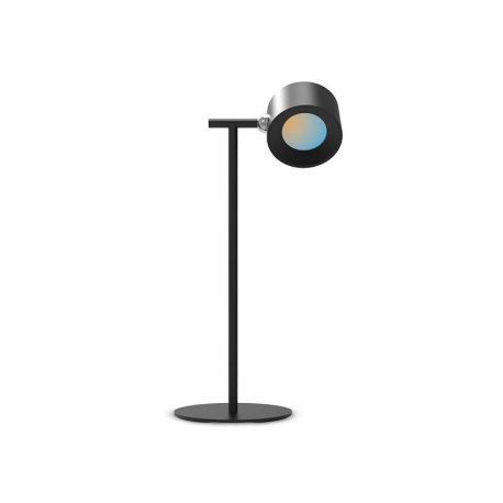 Lampe de bureau Sun Miidex - 2W CCT 3000/4000/6000K - Ronde - Noir