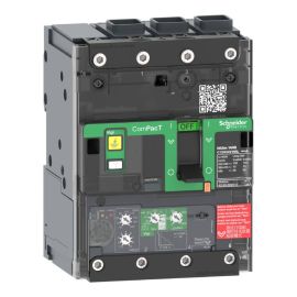 Disjoncteur Vigi ComPacT NSXmB Schneider Electric - Micrologic 4.1 100A - 3P - 25kA - Borne Everlink