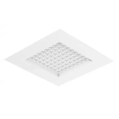 Downlight carré Matrix Aric - 25W - 4000K - 228x228mm - IP54 - Blanc