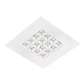 Downlight carré Matrix Aric - 10W - 4000K - 110x110mm - IP54 - Blanc