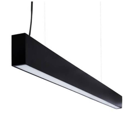 Suspension linéaire RODA P Indigo - Noir mat - 18W - 3000K - Dimmable