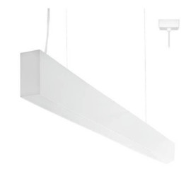 Suspension linéaire SULLY P Indigo - Blanc mat - 26W - 4000K - Dimmable DALI