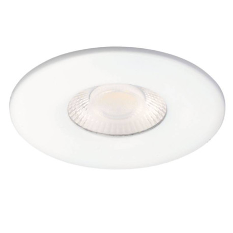 Spot LED encastrable Atlas Aric - 5W - 3CCT 2700/3000/4000K - Rond - Blanc - Dimmable