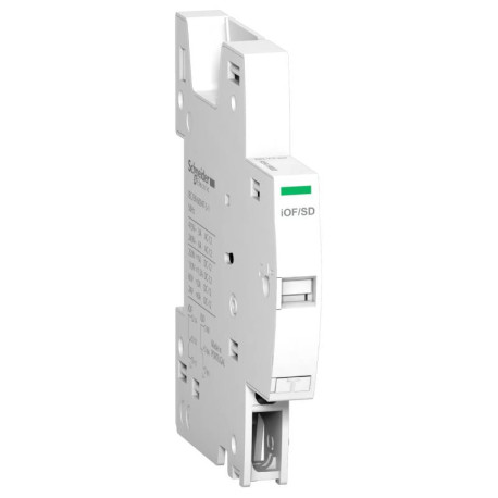 Contact auxiliaire OF + signal défaut SD Acti9 iC60 RCBO Schneider Electric - 240-415Vca 24-130Vcc