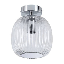 Plafonnier Ruya Paulmann - 20W max - E14 - Dimmable - Chrome/Verre