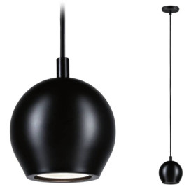 Suspension Shima Paulmann - 10W max - GU10 - Dimmable - Noir