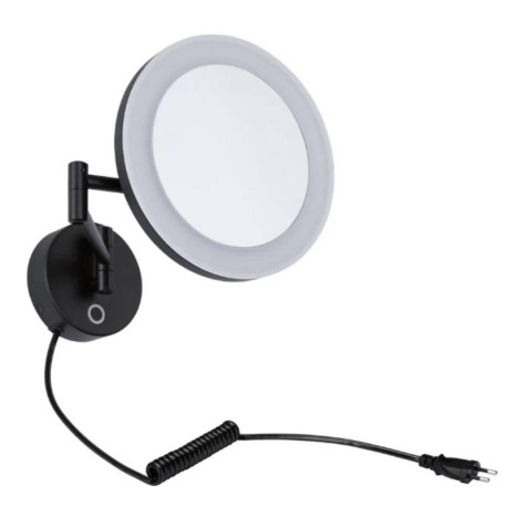 Miroir cosmétique LED Masua Paulmann - Rond - 4W max - 3CCT - IP44 - Noir