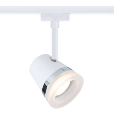 Spot sur rail Cone URail Paulmann - GU10 - 10W max - Dimmable - 230V - Blanc