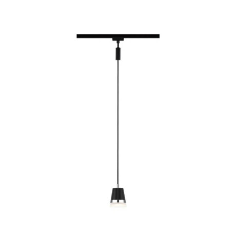 Suspension sur rail Cone URail Paulmann - GU10 - 10W - 230V - Dimmable - Noir