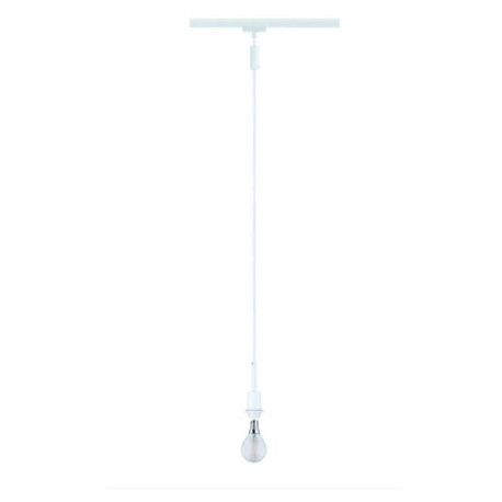 Suspension sur rail DecoSystems Basic URail Paulmann - E14 - 20W - 230V - Dimmable - Blanc