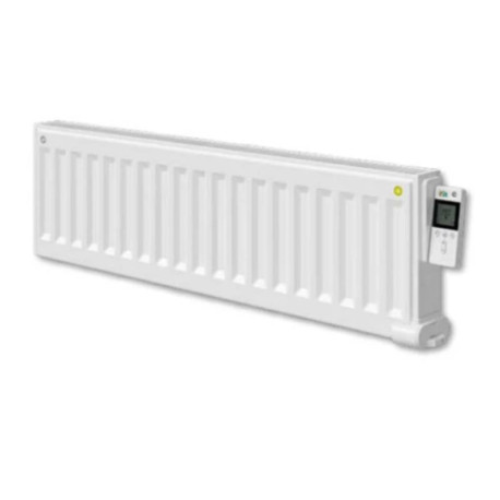 Radiateur Yali Digital Plus Finimétal - Plinthe - Fluide caloporteur - 1000W - Blanc