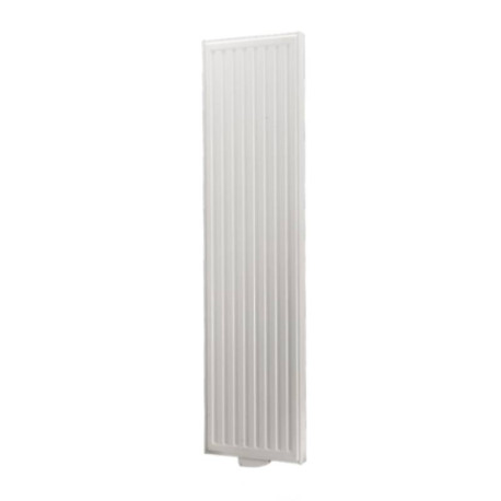 Radiateur Yali V E Finimétal - Fluide caloporteur - Vertical - 1000W - Blanc