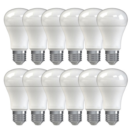 Lot de 12 Ampoules Tungsram - 93104792 - LED ECO A60 11.5W 827 E27 TU