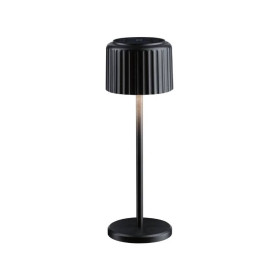 Lampe à poser solaire Else Paulmann - Tactile - 2700K - IP44 - Noir - Dimmable