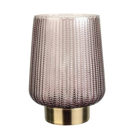 Lampe à poser Fancy Glamour Pauleen - E27 - 2700K - 40Lm - Taupe/Laiton