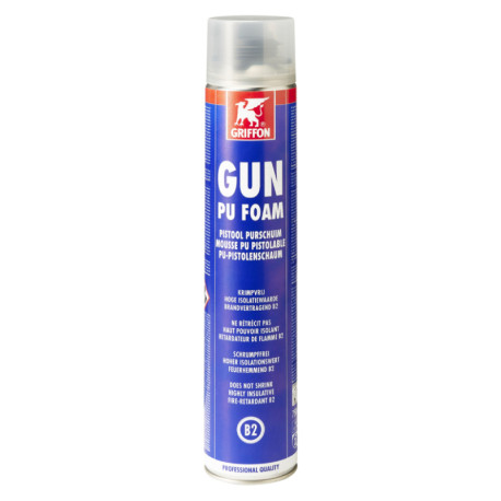 Mousse polyuréthane à durcissement rapide GUN PU-FOAM Griffon - 750ml