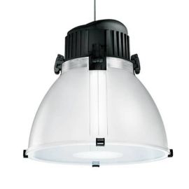 Suspension ZEP 400 Indigo - E27 - Max.100W/23W HE/FBT - IP44 - Noir/ Translucide