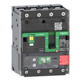 Disjoncteur Vigi ComPacT NSXmF Schneider Electric - MicroLogic 4.1 25A - 4P - 36kA - Borne à cosses