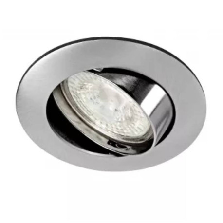 Spot LED encastré basculant LUNAR Aric - Rond - 4W - 4000K - IP20 - Nickel