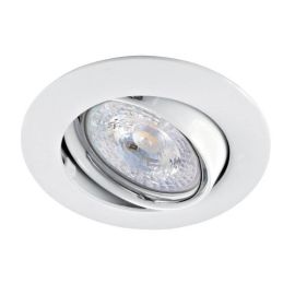 Spot LED encastré basculant LUNAR Aric - Rond - 4W - 4000K - IP20 - Blanc