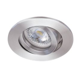 Spot LED encastré basculant TIPO Aric - Rond - 6W - 3000K - IP20 - Aluminium