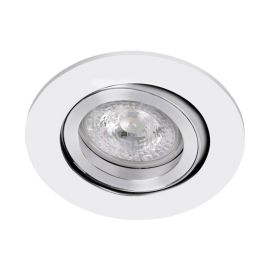 Spot encastré basculant TIPO Aric - Rond - GU10 - Max.50W - IP20 - Blanc