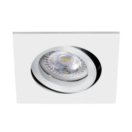 Spot LED encastré basculant TIPO Aric - Rond - 7W - 3000K - IP20 - Aluminium