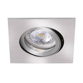 Spot LED encastré basculant TIPO Aric - Carré - 7W - 3000K - IP20 - Aluminium