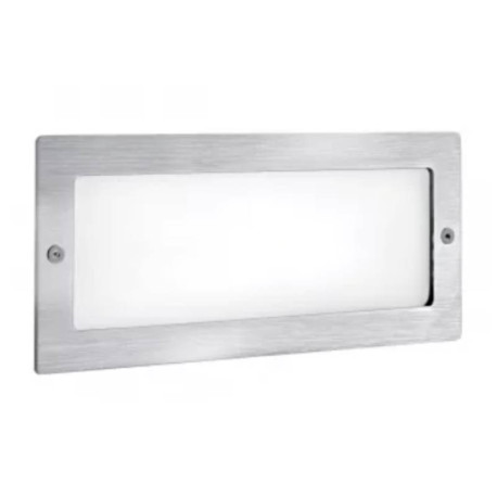 Spot encastré mural 300 LED Aric - 4000K - 8.1W - IP65 - Inox