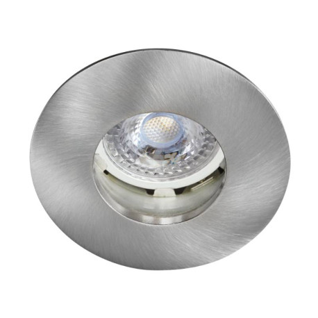 Spot encastré fixe Hidro Aric - Rond - GU5.3 - Max.50W - IP20/65 - Nickel - Sans ampoule