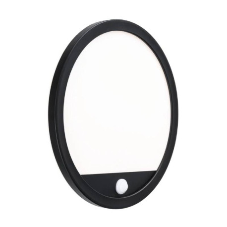 Panneau LED extérieur Lamina Backlight Paulmann - Rond - Détecteur IR - 14,5W - 3000K- IP44 - Noir