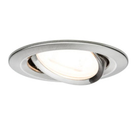 Spot encastré LED 3-Step-Dim Nova Paulmann - 6,5W - 2700K - GU10 - Acier brossé