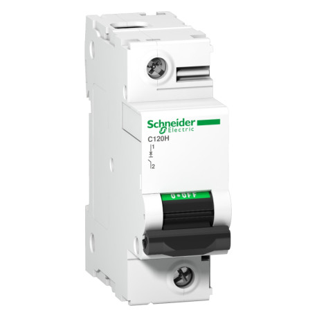 Disjoncteur Acti9 C120H Schneider Electric - 1P - 80 A - Courbe C